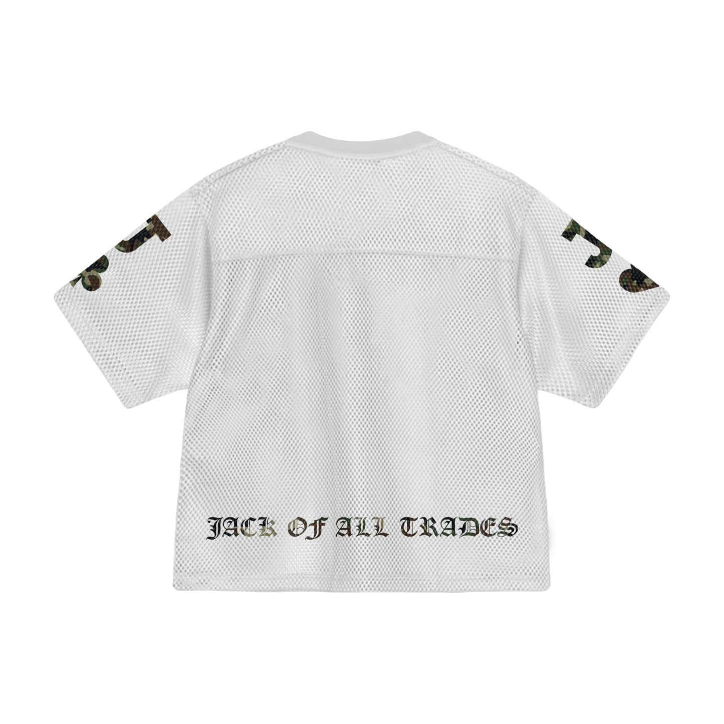Davinci inspired ‘white/camo’ mesh jersey - Davinci.oat