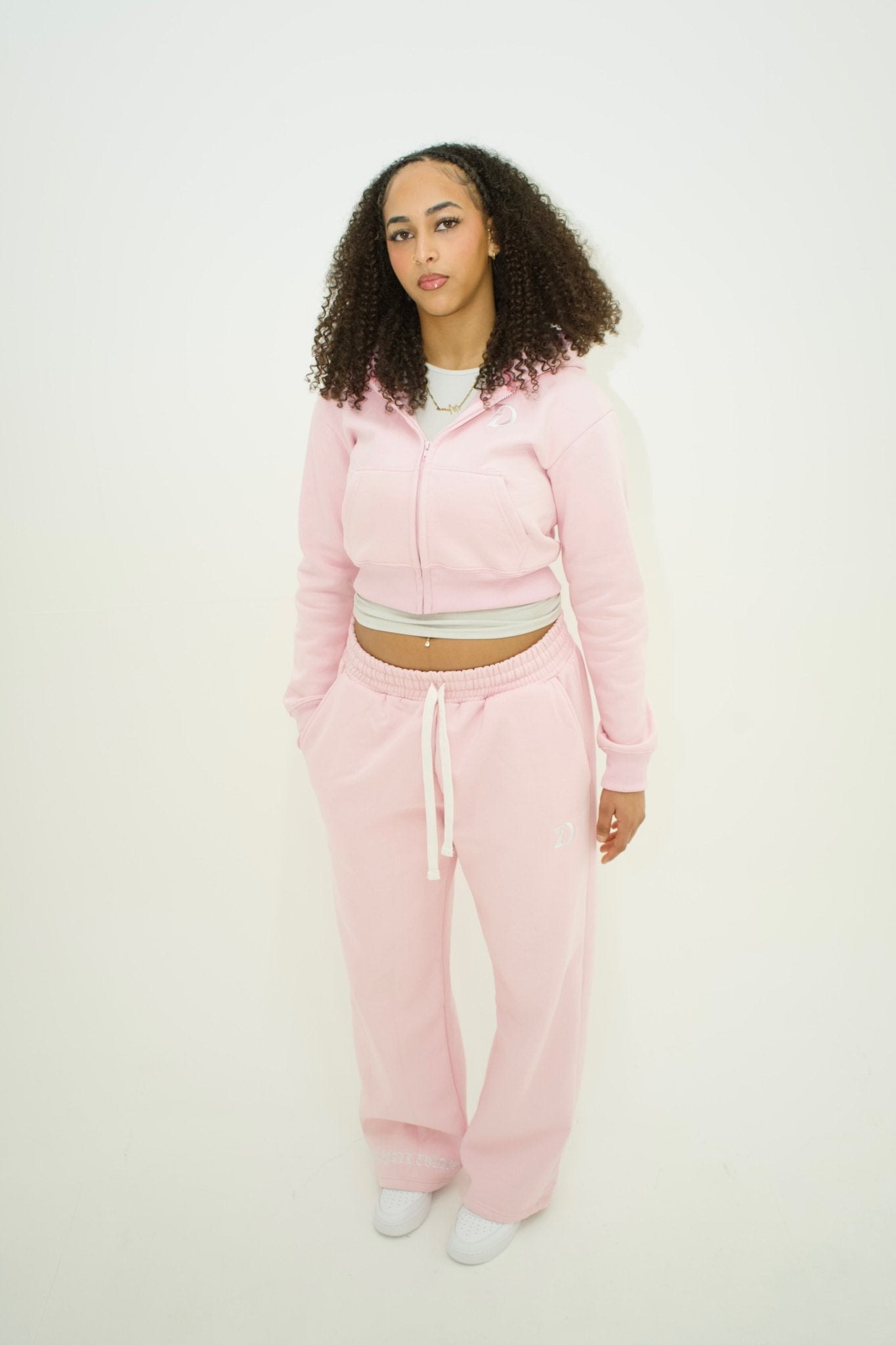 Basic Baggy Jogger - Pink - Davinci.oat